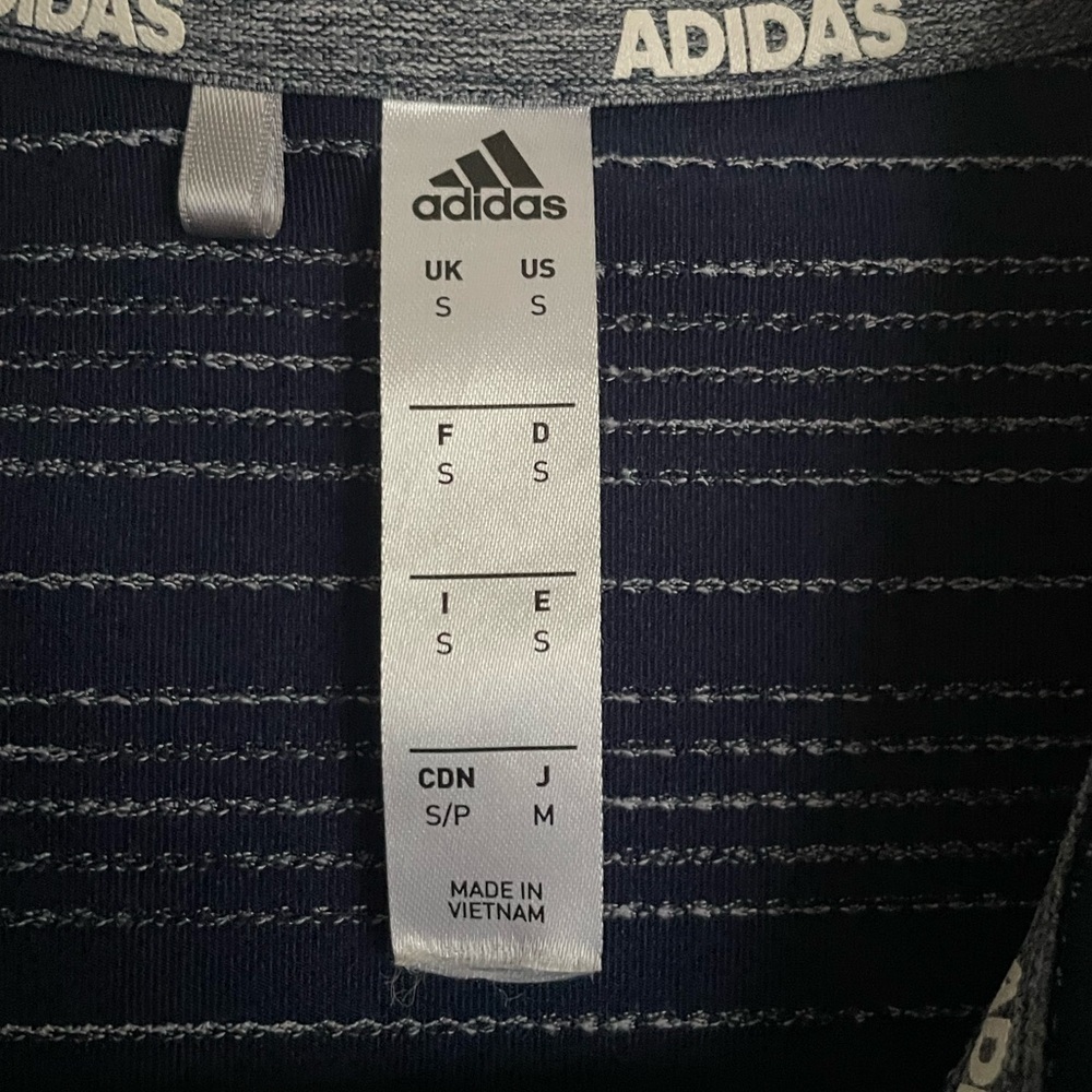 Adidas Golf Women’s Microdot Sleeveless Polo Top S Blue - Picture 6 of 10